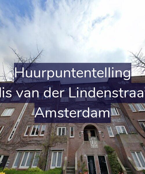 Foto gevel Huurpuntentelling voor Cornelis van der Lindenstraat 15-2, Amsterdam