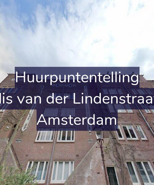 Foto gevel Huurpuntentelling voor Cornelis van der Lindenstraat 27-2, Amsterdam