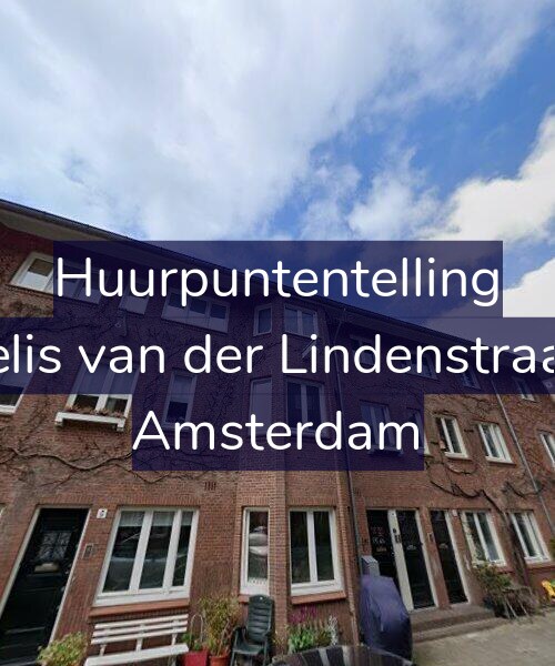 Foto gevel Huurpuntentelling voor Cornelis van der Lindenstraat 4-1, Amsterdam