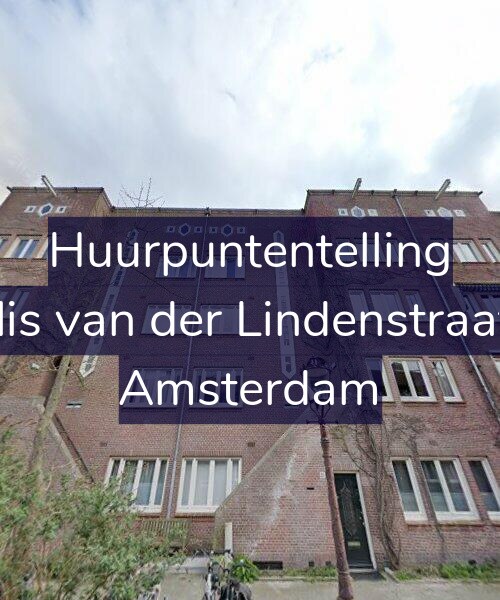 Foto gevel Huurpuntentelling voor Cornelis van der Lindenstraat 27-1, Amsterdam
