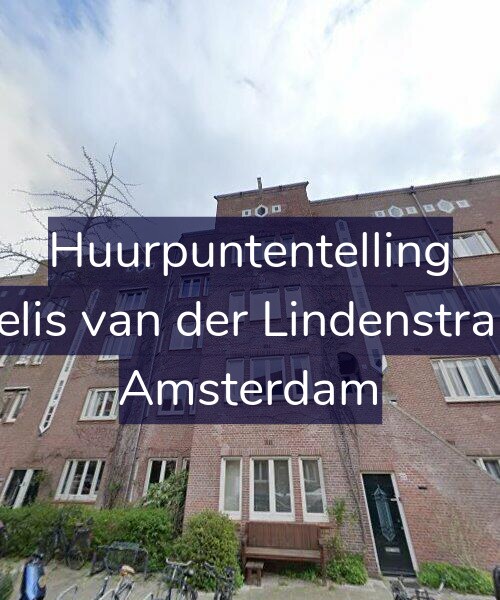Foto gevel Huurpuntentelling voor Cornelis van der Lindenstraat 23, Amsterdam