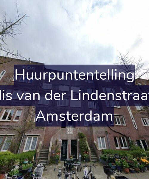 Foto gevel Huurpuntentelling voor Cornelis van der Lindenstraat 17-1, Amsterdam
