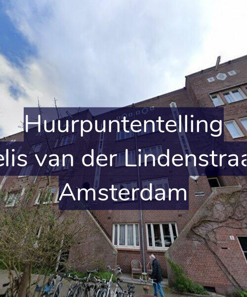 Foto gevel Huurpuntentelling voor Cornelis van der Lindenstraat 5-1, Amsterdam