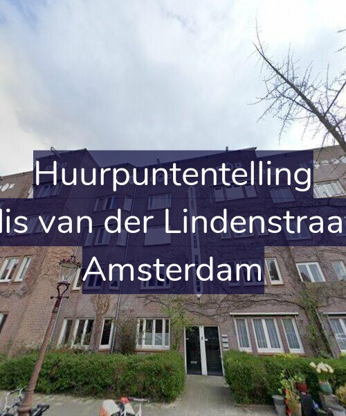 Foto gevel Huurpuntentelling voor Cornelis van der Lindenstraat 11-1, Amsterdam