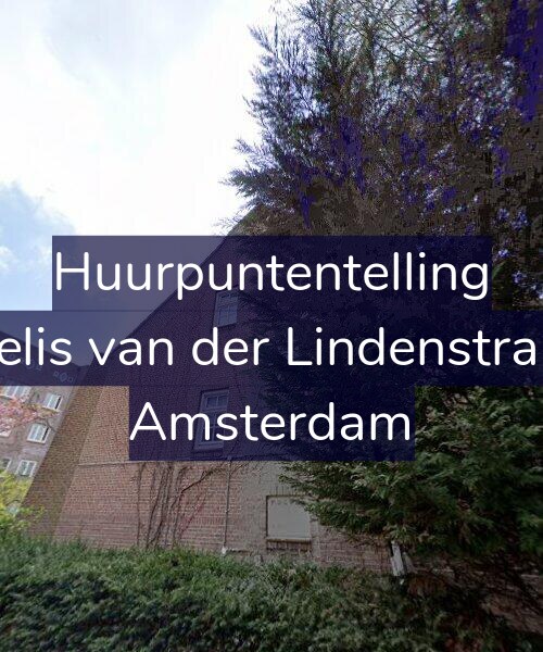 Foto gevel Huurpuntentelling voor Cornelis van der Lindenstraat 12, Amsterdam