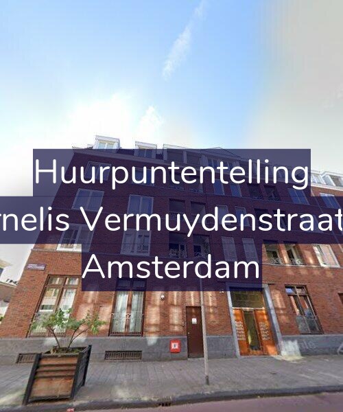 Foto gevel Huurpuntentelling voor Cornelis Vermuydenstraat 80, Amsterdam