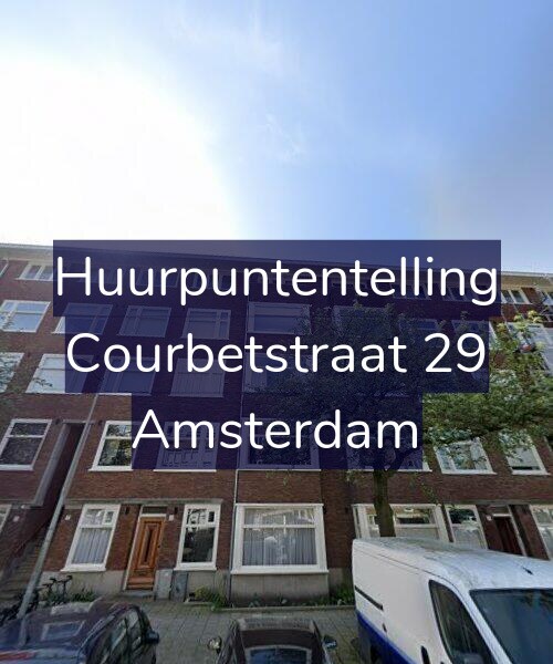 Foto gevel Huurpuntentelling voor Courbetstraat 29, Amsterdam