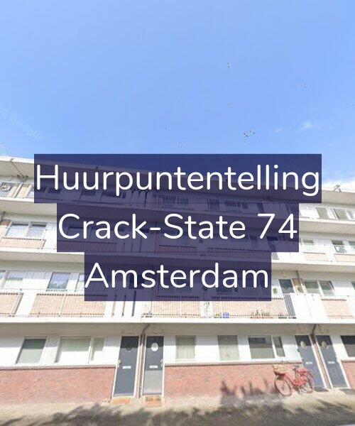 Foto gevel Huurpuntentelling voor Crack-State 74, Amsterdam