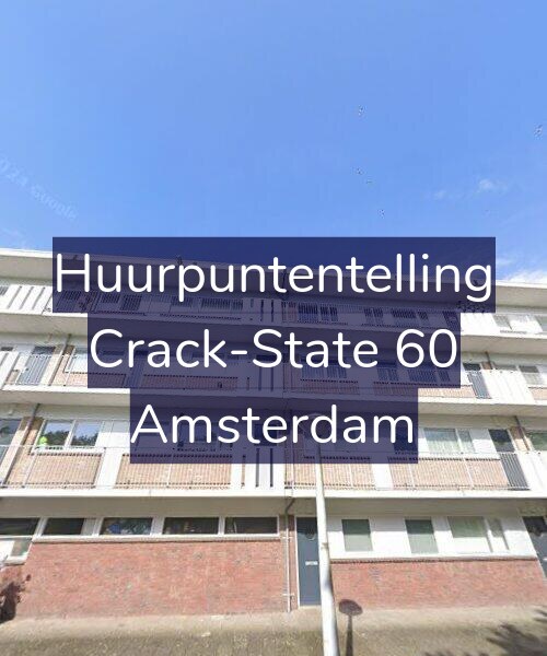 Foto gevel Huurpuntentelling voor Crack-State 60, Amsterdam