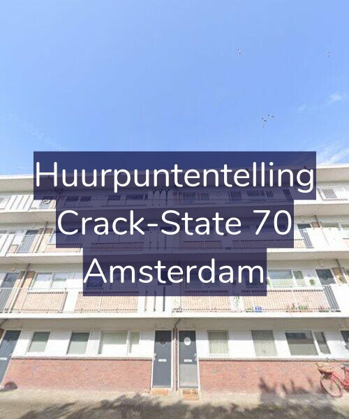 Foto gevel Huurpuntentelling voor Crack-State 70, Amsterdam