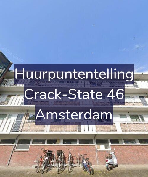 Foto gevel Huurpuntentelling voor Crack-State 46, Amsterdam