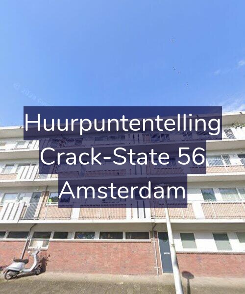 Foto gevel Huurpuntentelling voor Crack-State 56, Amsterdam
