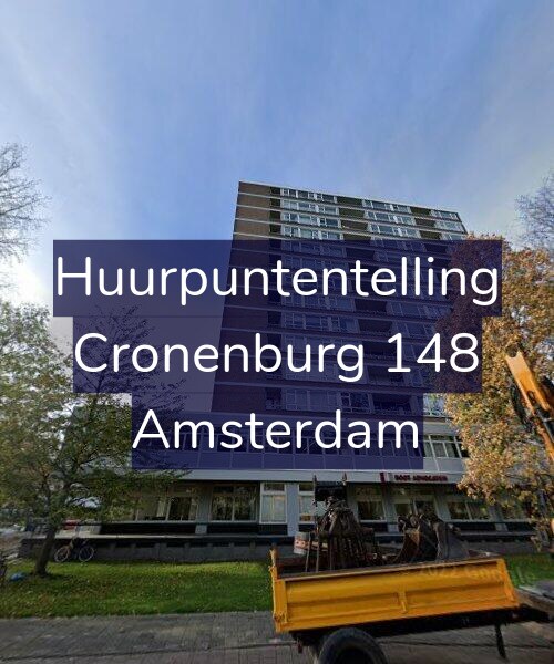 Foto gevel Huurpuntentelling voor Cronenburg 148, Amsterdam