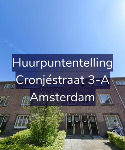 Foto gevel Huurpuntentelling voor Cronjéstraat 3-A, Amsterdam