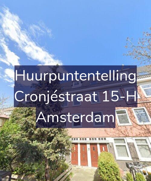 Foto gevel Huurpuntentelling voor Cronjéstraat 15-H, Amsterdam