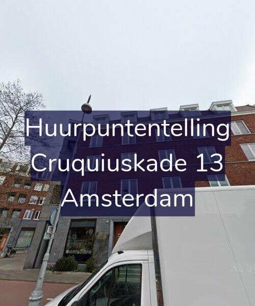 Foto gevel Huurpuntentelling voor Cruquiuskade 13, Amsterdam