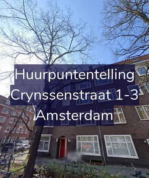 Foto gevel Huurpuntentelling voor Crynssenstraat 1-3, Amsterdam