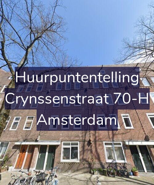 Foto gevel Huurpuntentelling voor Crynssenstraat 70-H, Amsterdam