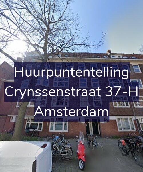 Foto gevel Huurpuntentelling voor Crynssenstraat 37-H, Amsterdam