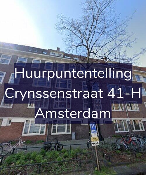 Foto gevel Huurpuntentelling voor Crynssenstraat 41-H, Amsterdam