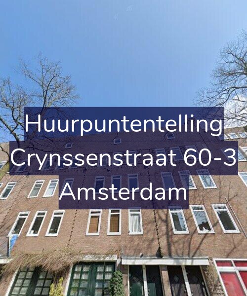 Foto gevel Huurpuntentelling voor Crynssenstraat 60-3, Amsterdam