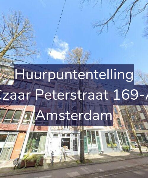 Foto gevel Huurpuntentelling voor Czaar Peterstraat 169-A, Amsterdam