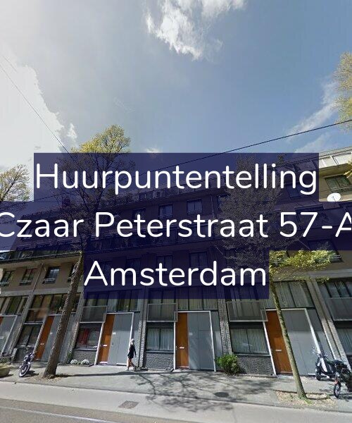 Foto gevel Huurpuntentelling voor Czaar Peterstraat 57-A, Amsterdam