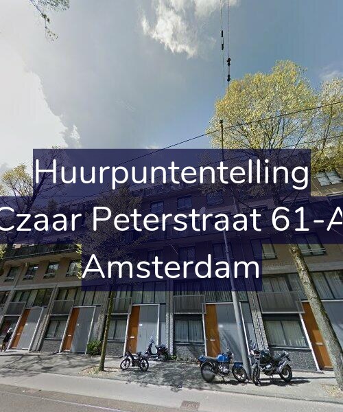 Foto gevel Huurpuntentelling voor Czaar Peterstraat 61-A, Amsterdam