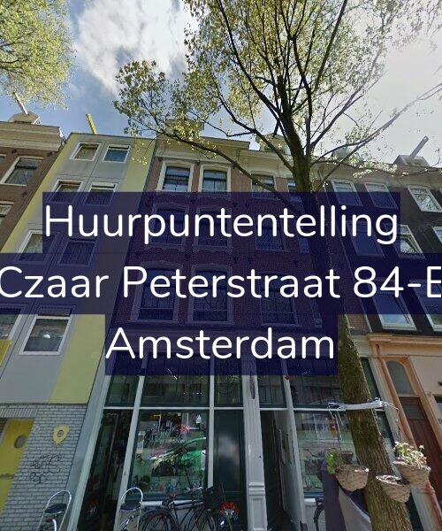 Foto gevel Huurpuntentelling voor Czaar Peterstraat 84-E, Amsterdam