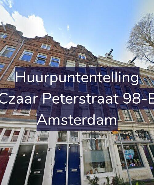 Foto gevel Huurpuntentelling voor Czaar Peterstraat 98-E, Amsterdam