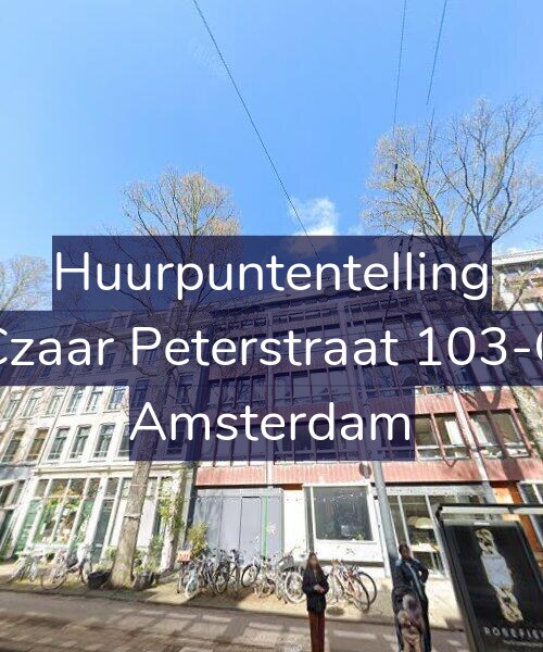 Foto gevel Huurpuntentelling voor Czaar Peterstraat 103-C, Amsterdam