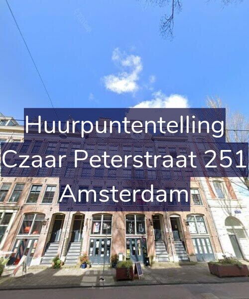 Foto gevel Huurpuntentelling voor Czaar Peterstraat 251, Amsterdam