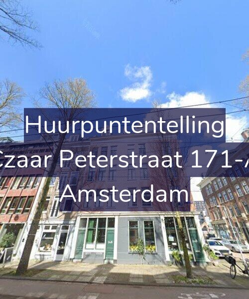 Foto gevel Huurpuntentelling voor Czaar Peterstraat 171-A, Amsterdam