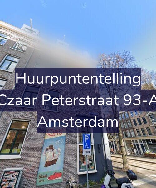 Foto gevel Huurpuntentelling voor Czaar Peterstraat 93-A, Amsterdam