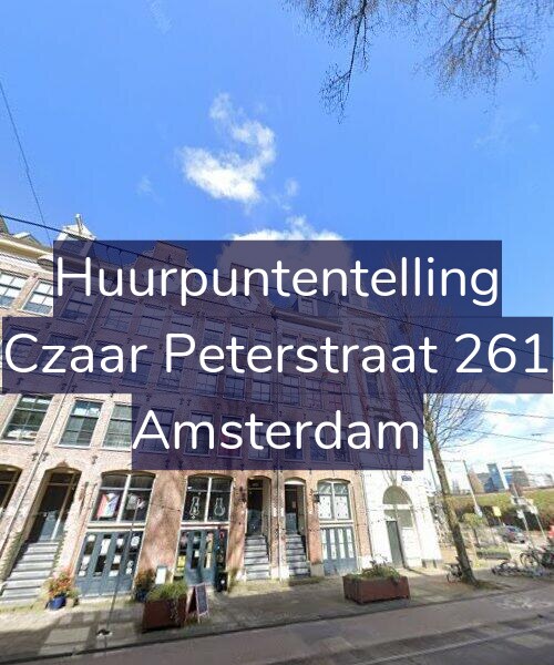 Foto gevel Huurpuntentelling voor Czaar Peterstraat 261, Amsterdam