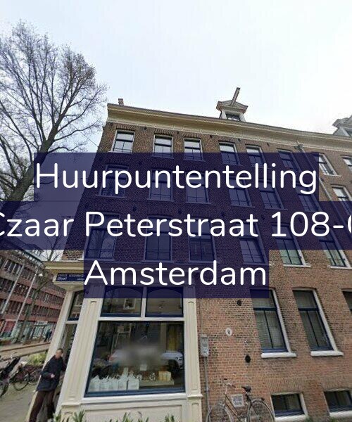 Foto gevel Huurpuntentelling voor Czaar Peterstraat 108-C, Amsterdam