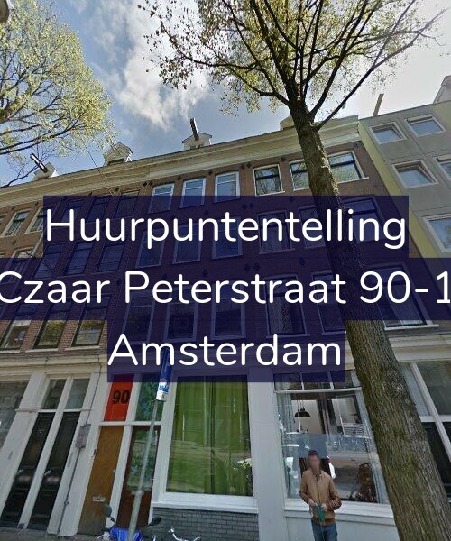 Foto gevel Huurpuntentelling voor Czaar Peterstraat 90-1, Amsterdam