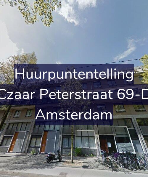 Foto gevel Huurpuntentelling voor Czaar Peterstraat 69-D, Amsterdam