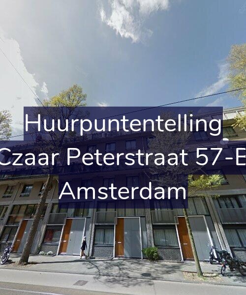 Foto gevel Huurpuntentelling voor Czaar Peterstraat 57-B, Amsterdam