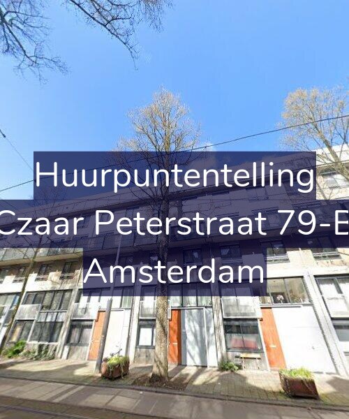 Foto gevel Huurpuntentelling voor Czaar Peterstraat 79-B, Amsterdam