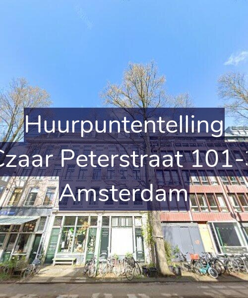 Foto gevel Huurpuntentelling voor Czaar Peterstraat 101-3, Amsterdam