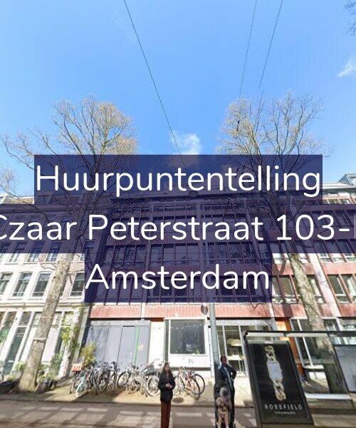 Foto gevel Huurpuntentelling voor Czaar Peterstraat 103-F, Amsterdam