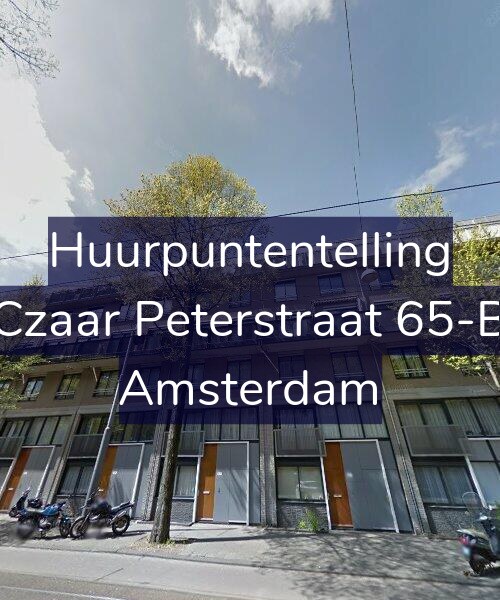 Foto gevel Huurpuntentelling voor Czaar Peterstraat 65-B, Amsterdam