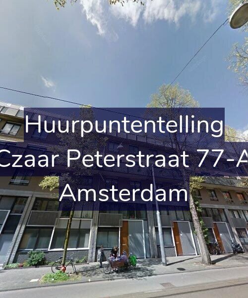 Foto gevel Huurpuntentelling voor Czaar Peterstraat 77-A, Amsterdam