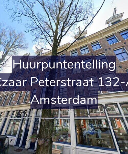 Foto gevel Huurpuntentelling voor Czaar Peterstraat 132-A, Amsterdam