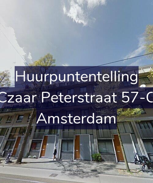 Foto gevel Huurpuntentelling voor Czaar Peterstraat 57-C, Amsterdam