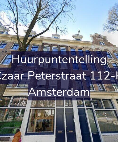 Foto gevel Huurpuntentelling voor Czaar Peterstraat 112-H, Amsterdam