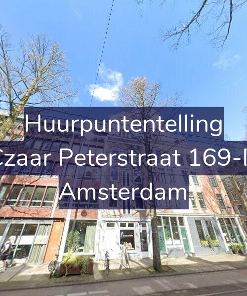 Foto gevel Huurpuntentelling voor Czaar Peterstraat 169-D, Amsterdam
