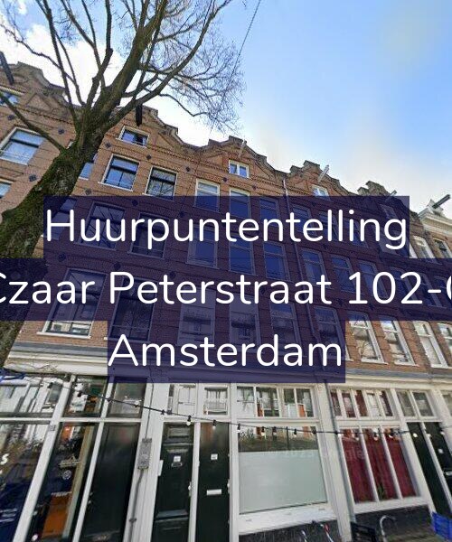 Foto gevel Huurpuntentelling voor Czaar Peterstraat 102-C, Amsterdam