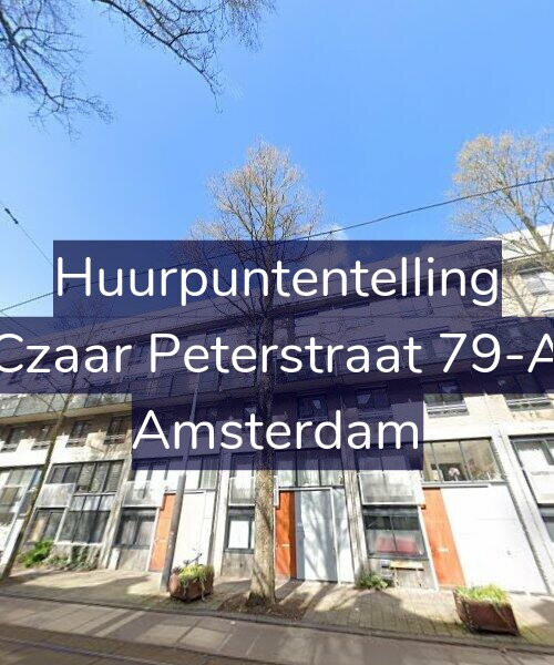 Foto gevel Huurpuntentelling voor Czaar Peterstraat 79-A, Amsterdam